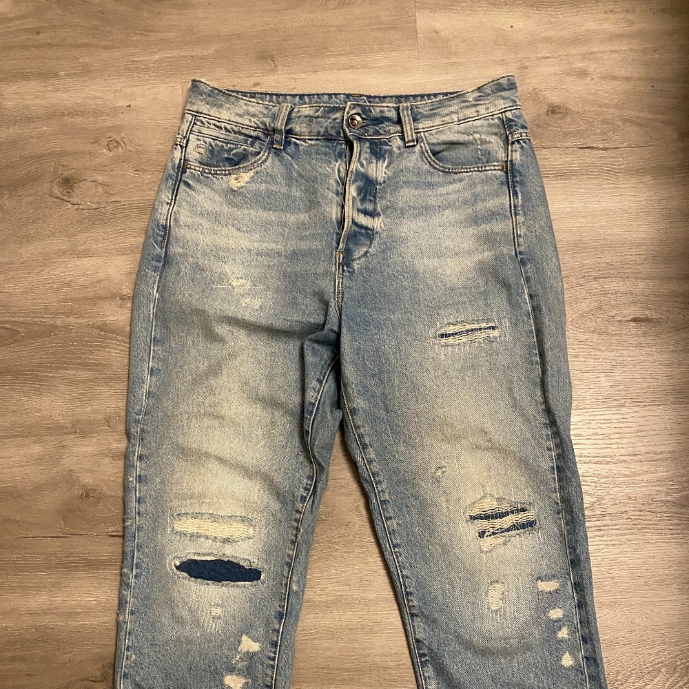 Button fly GSTAR RAW High waist denim jeans 28/32